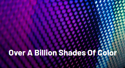 Over a billion shades of color from MicroLED panels