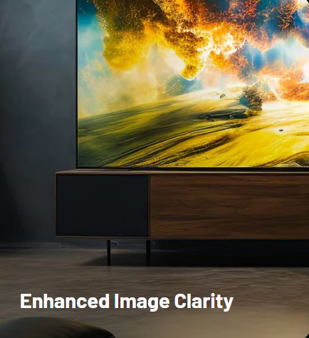 Enhanced image clarity on a Lunar Walls display